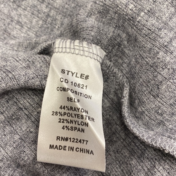 NSR Lucia Slit Ribbed Knit Dress Size L - Picture 10 of 11